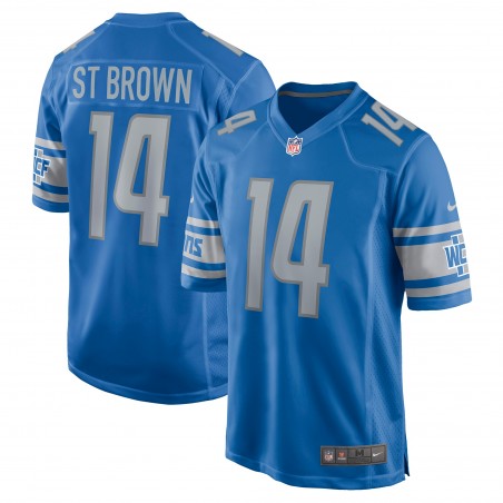 Amon-Ra St. Brown Detroit Lions Nike Game Player-Trikot – Blau