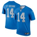 Amon-Ra St. Brown Detroit Lions Nike Alternate Legend Player Performance Top – Blau