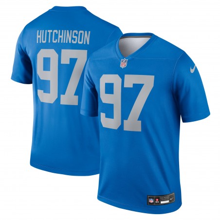 Aidan Hutchinson Detroit Lions Nike Alternate Legend Player Performance Top – Blau