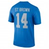 Amon-Ra St. Brown Detroit Lions Nike Alternate Legend Player Performance Top – Blau