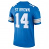 Amon-Ra St. Brown Detroit Lions Nike Team Legend Player Performance Top – Blau