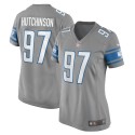 Aidan Hutchinson Detroit Lions Nike Damen-Spieltrikot – Silber