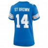 Amon-Ra St. Brown Detroit Lions Nike Damen-Team-Spieltrikot – Blau