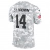 Amon-Ra St. Brown Detroit Lions Nike 2024 Salute to Service Limited Trikot – Arctic Camo