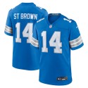 Amon-Ra St. Brown Detroit Lions Nike Spieltrikot – Blau