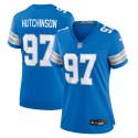 Aidan Hutchinson Detroit Lions Nike Damen-Spieltrikot – Blau