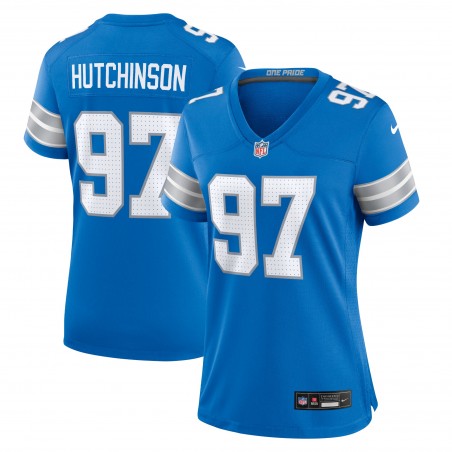 Aidan Hutchinson Detroit Lions Nike Damen-Spieltrikot – Blau