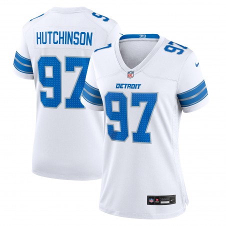 Aidan Hutchinson Detroit Lions Nike Damen-Spieltrikot – Weiß