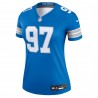 Aidan Hutchinson Detroit Lions Nike Damen-Legend-Player-Performance-Oberteil – Blau