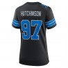 Aidan Hutchinson Detroit Lions Nike Damen-Ausweichtrikot für das 2. Spiel – Schwarz