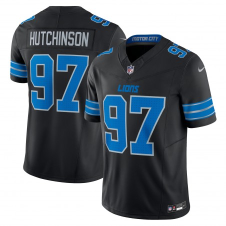 Aidan Hutchinson Detroit Lions Nike 2nd Alternate Vapor F.U.S.E. Limitiertes Trikot – Schwarz