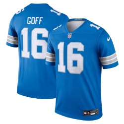 Jared Goff Detroit Lions Nike Team Legend Player Performance Top – Blau