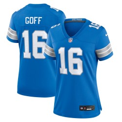 Jared Goff Detroit Lions Nike Damen-Spieltrikot – Blau