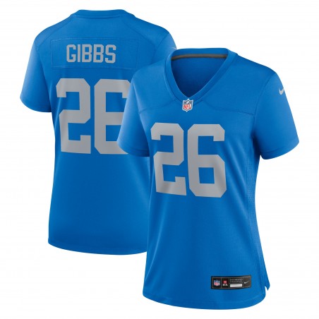 Jahmyr Gibbs Detroit Lions Nike Damen-Ausweichtrikot – Blau