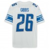 Jahmyr Gibbs Detroit Lions Fanatics Authentisches signiertes weißes Nike Limited-Trikot