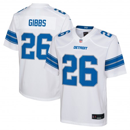 Jahmyr Gibbs Detroit Lions Nike Jugendspieler-Spieltrikot – Weiß