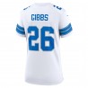 Jahmyr Gibbs Detroit Lions Nike Damen-Spieltrikot – Weiß