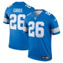 Jahmyr Gibbs Detroit Lions Nike Team Legend Player Performance Top – Blau