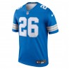 Jahmyr Gibbs Detroit Lions Nike Team Legend Player Performance Top – Blau