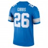 Jahmyr Gibbs Detroit Lions Nike Team Legend Player Performance Top – Blau