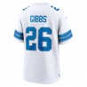 Jahmyr Gibbs Detroit Lions Nike Spieltrikot – Weiß