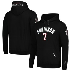 Bijan Robinson Atlanta Falcons Pro Standard Spielername und Nummer Pullover Hoodie – Schwarz