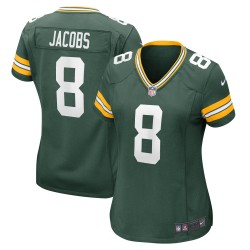 Josh Jacobs Green Bay Packers Nike Damen-Team-Spieltrikot – Grün