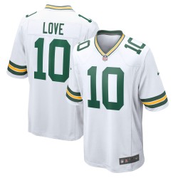 Jordan Love Green Bay Packers Nike Spieltrikot – Weiß