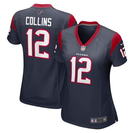 Nico Collins Houston Texans Nike Damen-Spieltrikot – Marineblau