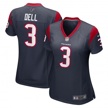 Tank Dell Houston Texans Nike Spieler-Spieltrikot für Damen – Marineblau