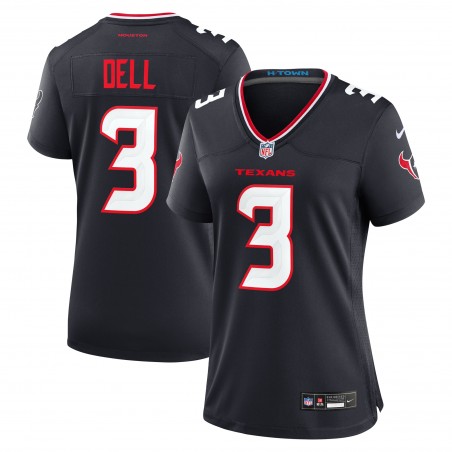 Tank Dell Houston Texans Nike Damen-Team-Spieltrikot – Marineblau