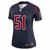 Will Anderson Jr. Houston Texans Nike Team Legend Player Performance-Oberteil für Damen – Marineblau