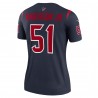 Will Anderson Jr. Houston Texans Nike Team Legend Player Performance-Oberteil für Damen – Marineblau