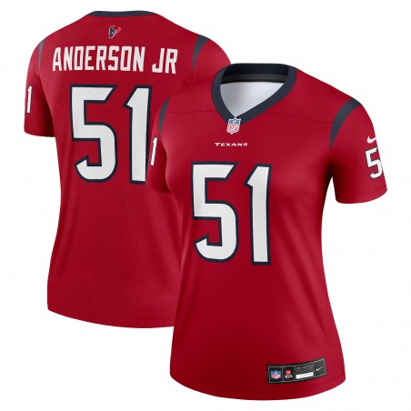 Will Anderson Jr. Houston Texans Nike Alternate Legend Player Performance-Oberteil für Damen – Rot