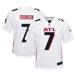 Bijan Robinson Atlanta Falcons Nike Jugendspieler-Spieltrikot – Weiß