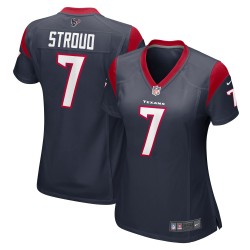 C.J. Stroud Houston Texans Nike Damen-Spielertrikot – Marineblau