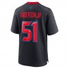 Will Anderson Jr. Houston Texans Nike 2. Ausweichspiel-Trikot – Marineblau