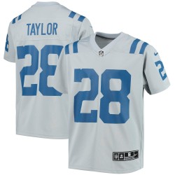 Jonathan Taylor Indianapolis Colts Nike Inverted Team-Spieltrikot für Jugendliche – Grau