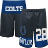 Jonathan Taylor Indianapolis Colts Jugendspieler-Shorts mit Namen und Nummer – Marineblau