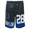 Jonathan Taylor Indianapolis Colts Jugendspieler-Shorts mit Namen und Nummer – Marineblau