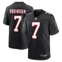 Bijan Robinson Atlanta Falcons Nike Throwback-Spieltrikot – Schwarz