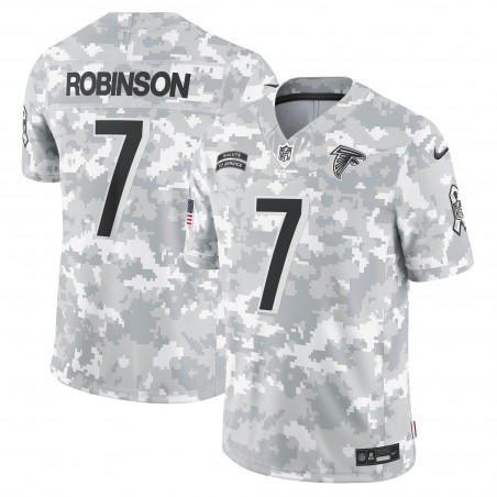 Bijan Robinson Atlanta Falcons Nike 2024 Salute to Service Limited Trikot – Arctic Camo