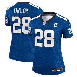 Jonathan Taylor Indianapolis Colts Nike Alternate Legend Player Performance-Oberteil für Damen – Königsblau