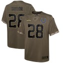 Jonathan Taylor Indianapolis Colts Nike Salute To Service Player Limited-Trikot für Jugendliche – Olivgrün