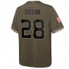 Jonathan Taylor Indianapolis Colts Nike Salute To Service Player Limited-Trikot für Jugendliche – Olivgrün