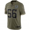 Quenton Nelson Indianapolis Colts Nike Salute To Service Limited Trikot – Olivgrün