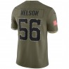 Quenton Nelson Indianapolis Colts Nike Salute To Service Limited Trikot – Olivgrün