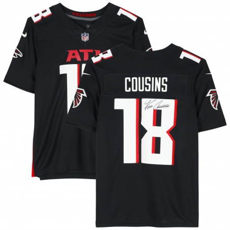 Kirk Cousins ​​Atlanta Falcons signiert Fanatics Authentic Nike Black Limited Jersey