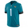 Travis Etienne Jacksonville Jaguars Nike Vapor F.U.S.E. Limitierter Jersey – Blaugrün