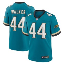 Travon Walker Jacksonville Jaguars Nike Prowler Throwback Spieler-Spieltrikot – Blaugrün